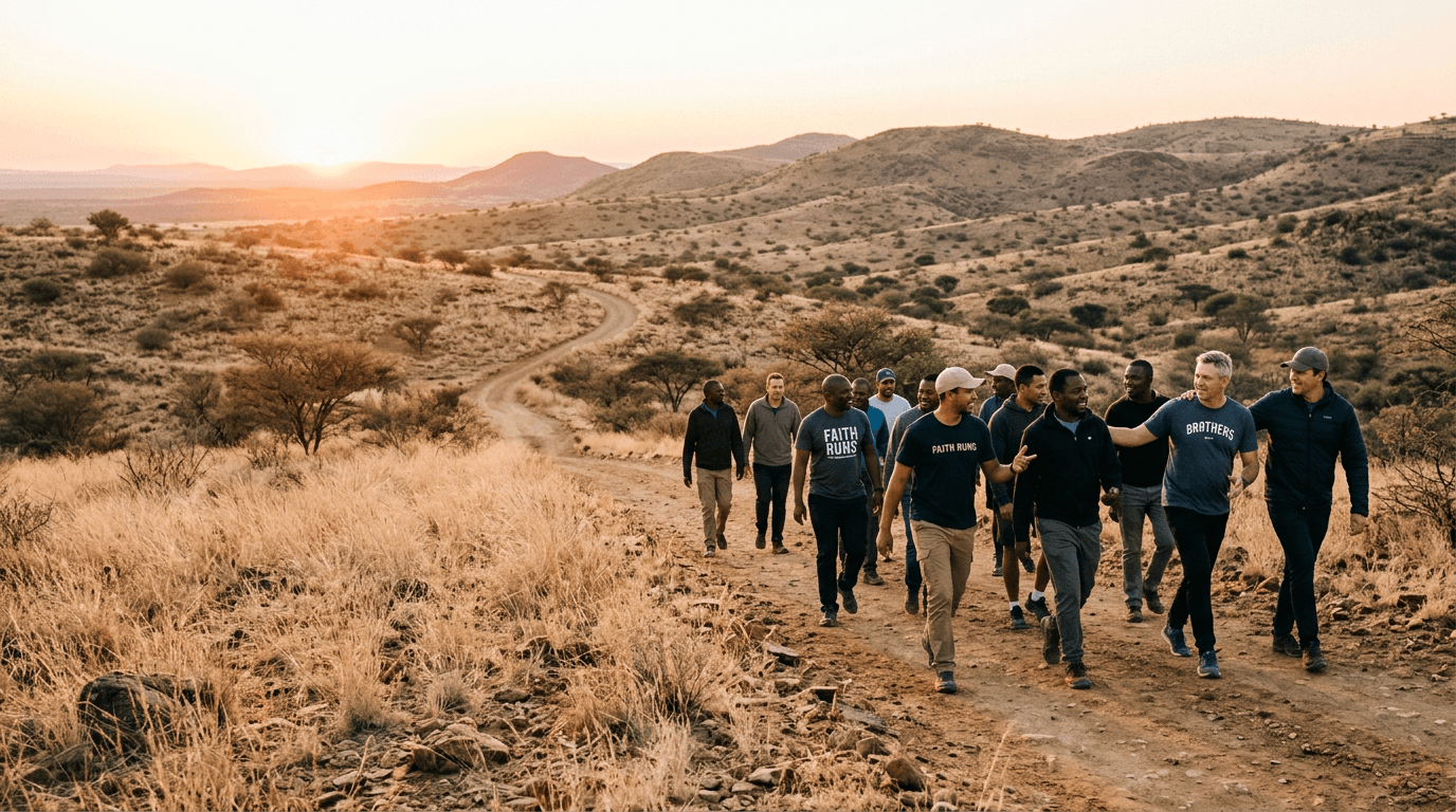 Men Taking Walking Together